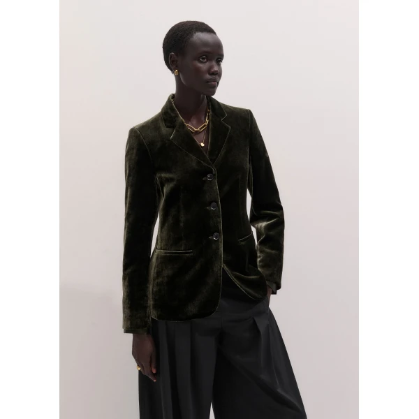 ME+EM Soft Contour Blazer in Bay Green, view 6 | Blazers | Coveti