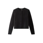 ME+EM Straight Cardigan in Black | Cardigan | Coveti
