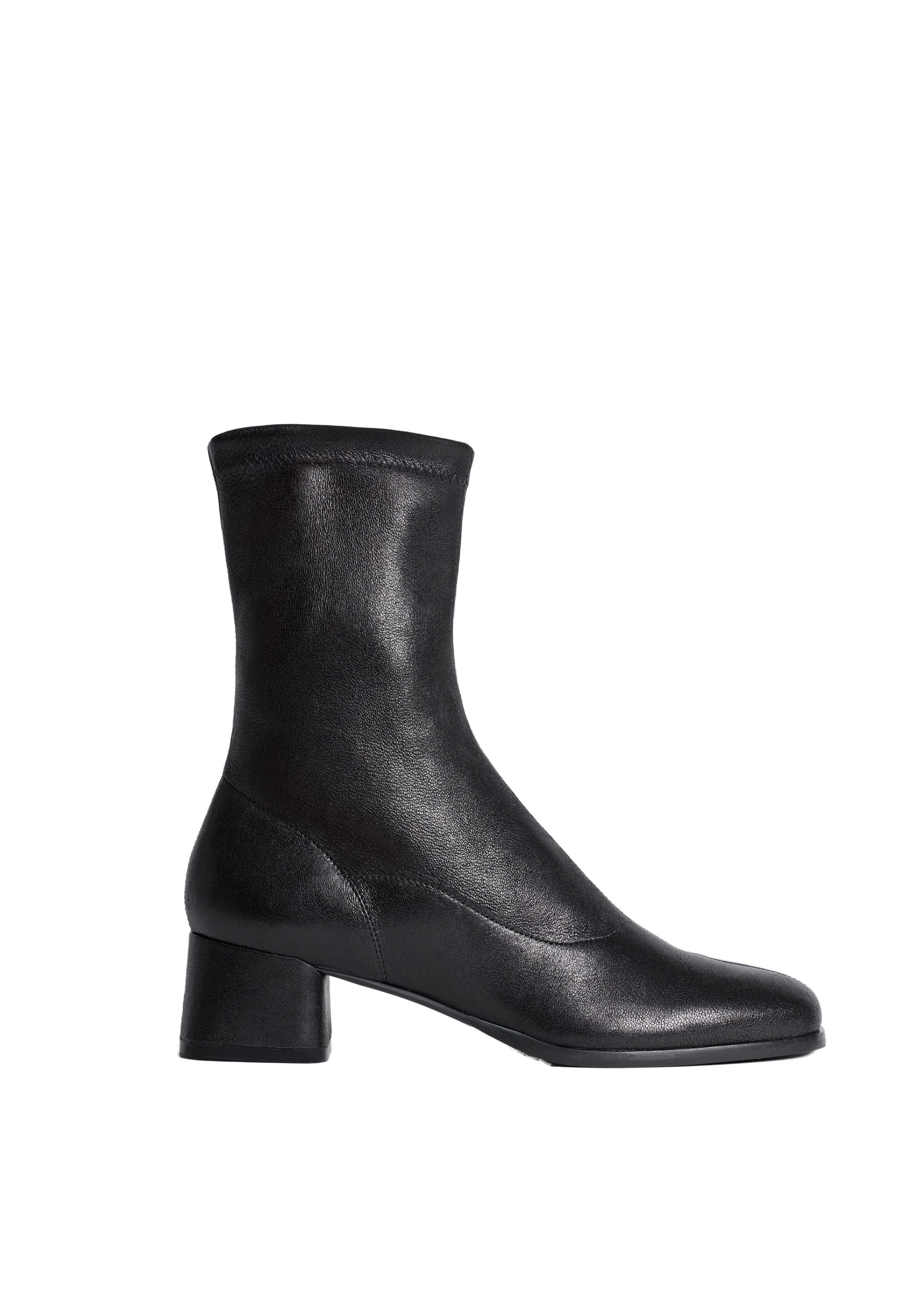 ME+EM Stretch Ankle Boot in Black | Shoes | Coveti ME+EM Stretch Ankle Boot in Black