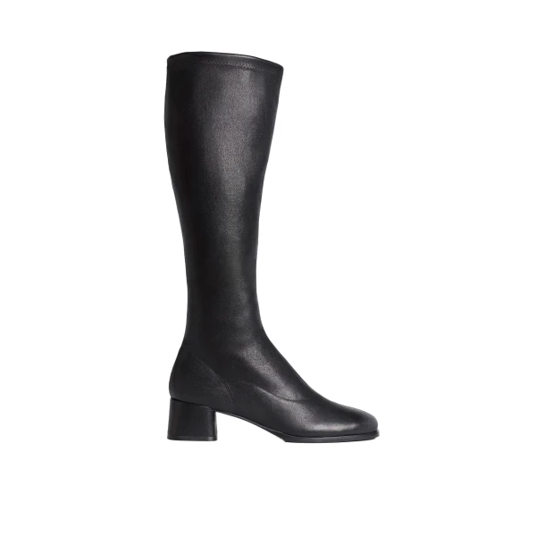 ME+EM Stretch Knee-High Boot in Black