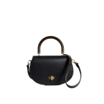 ME+EM Structured Saddle Bag in Black