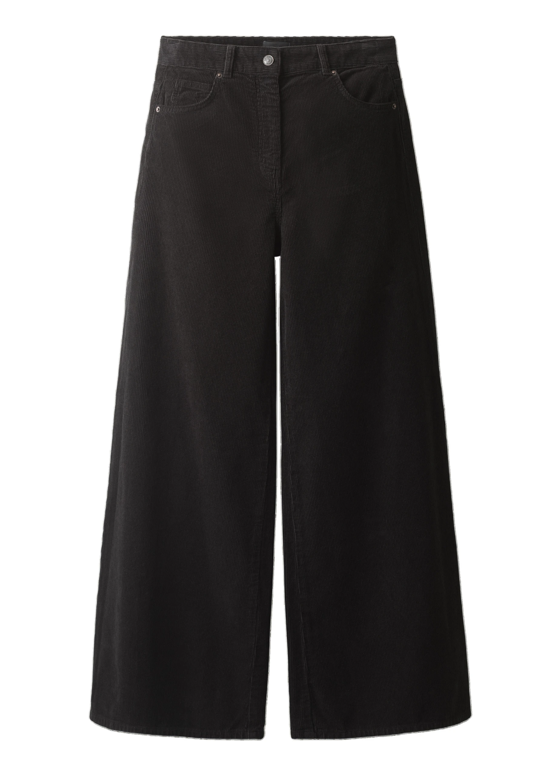 ME+EM Super Wide Flare Trouser in Black Wash ME+EM Super Wide Flare Trouser in Black Wash | Wide leg pants | Coveti