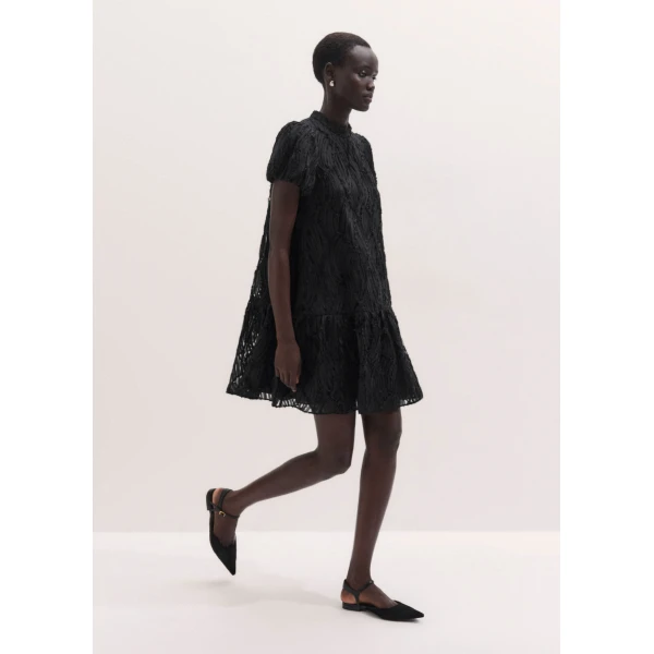 ME+EM Swing Mini Dress in Black, view 2 | Mini Dresses | Coveti