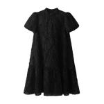 ME+EM Swing Mini Dress in Black | Mini Dresses | Coveti