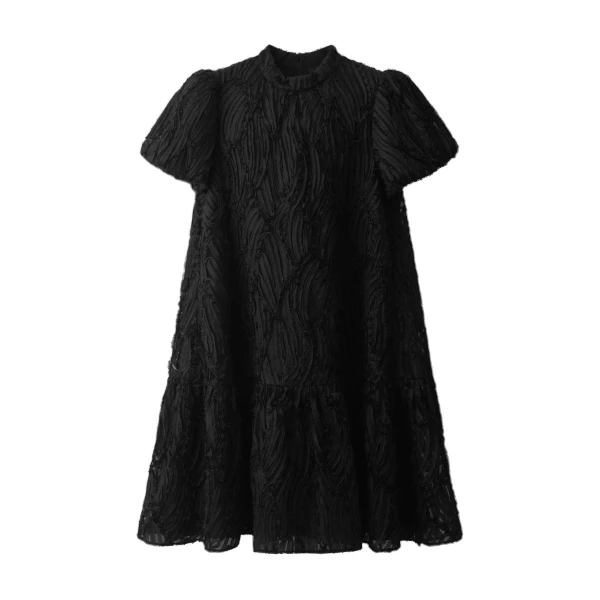 ME+EM Swing Mini Dress in Black