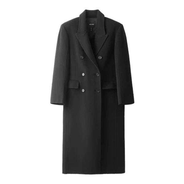 ME+EM Tailored Oversized Coat in Black