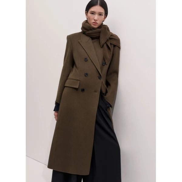 ME+EM Tailored Oversized Coat in Bronzed Brown