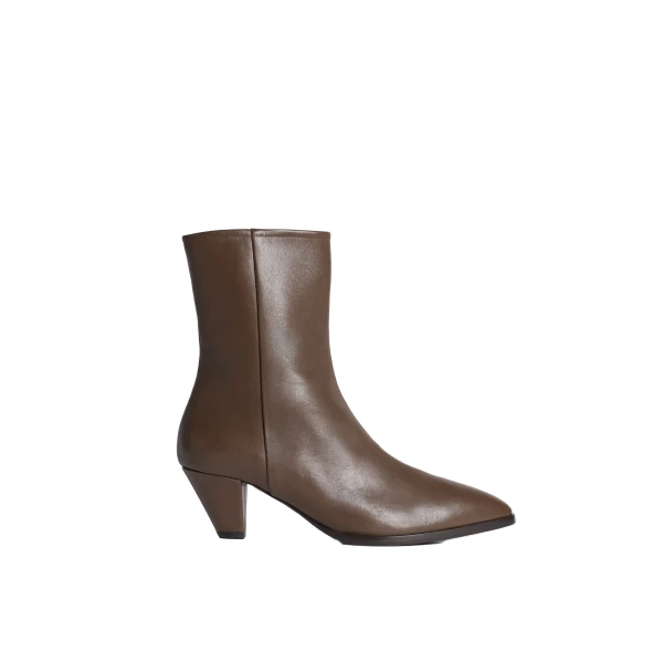 ME+EM Taper Heel Point Boot in Bronzed Brown