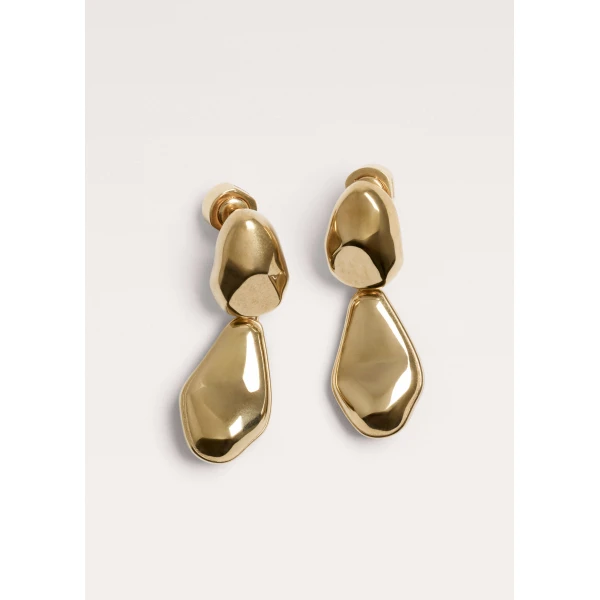 ME+EM Transformer Earrings in Gold Toned