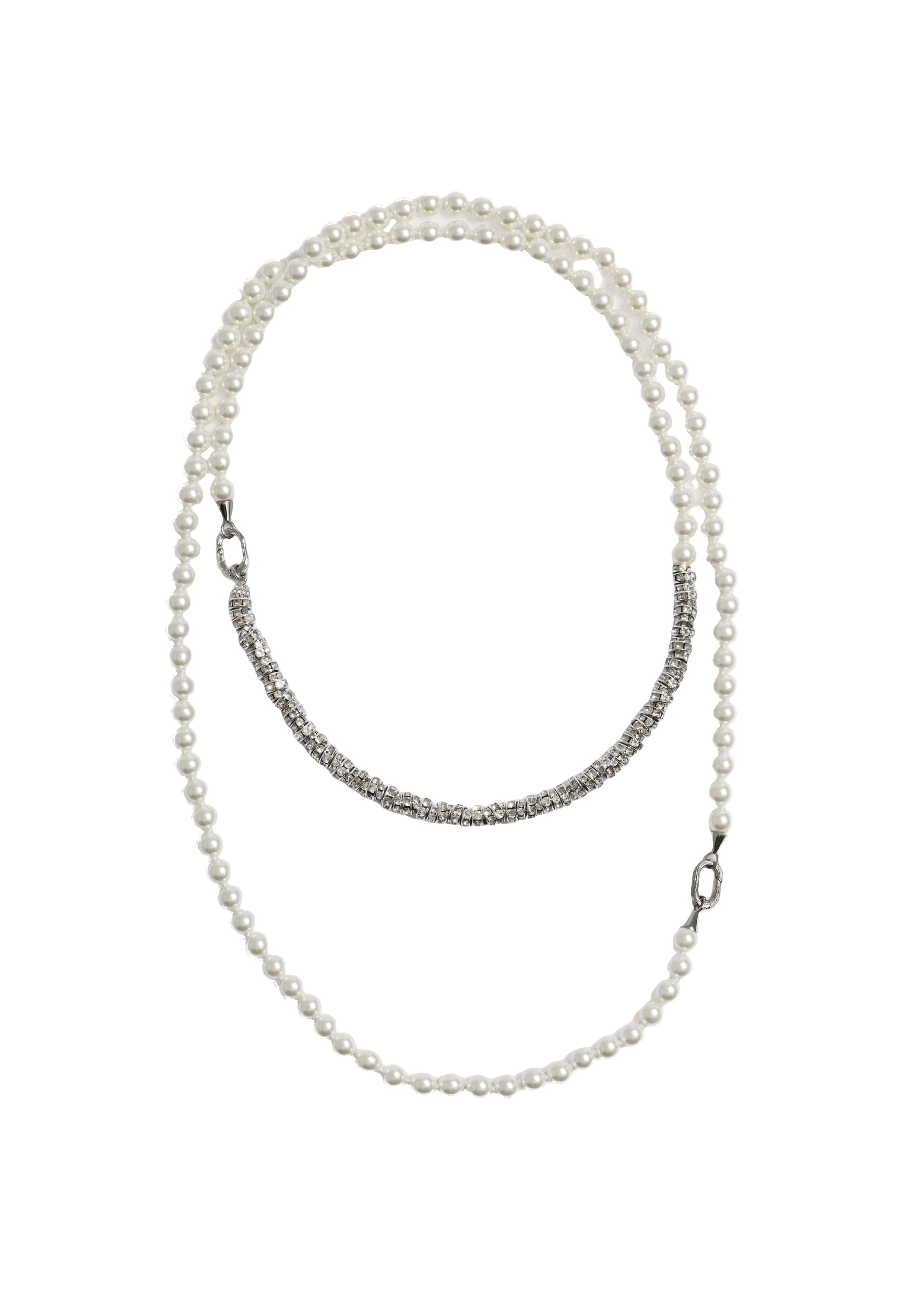 ME+EM Transformer Necklace in Silver | Jewelry | Coveti ME+EM Transformer Necklace in Silver
