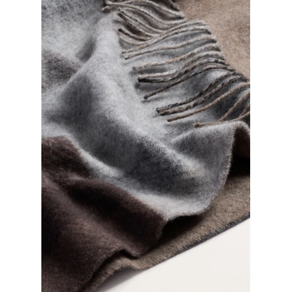 ME+EM Travel Scarf in Chocolate Multi
