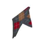 ME+EM Triangle Argyle Scarf in Grey Multi | Scarves | Coveti