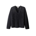 ME+EM Ultimate Boyfriend Jumper in Charcoal Mélange | Sweaters | Coveti