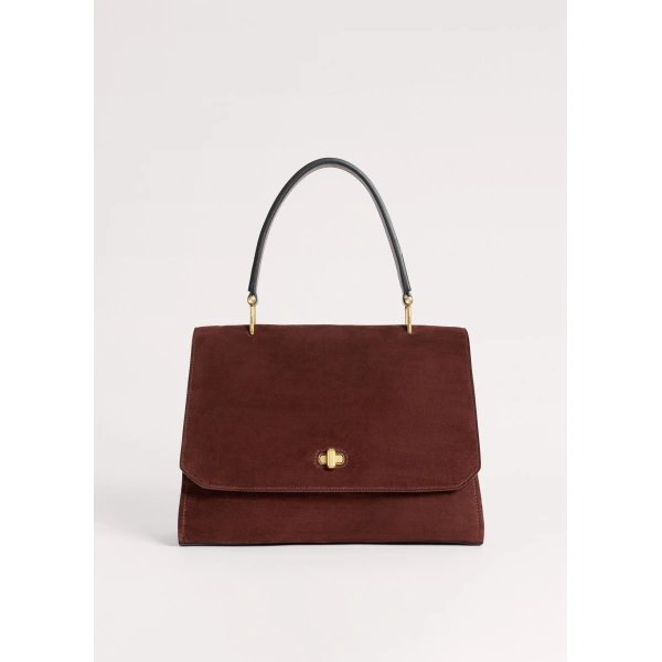 ME+EM Ultimate Work Bag in Dark Cinnamon, view 2 | Totes & Top-Handle Bags | Coveti
