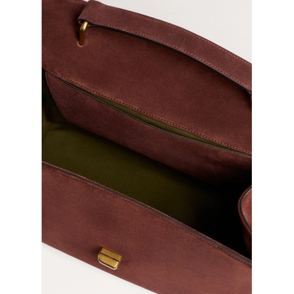 ME+EM Ultimate Work Bag in Dark Cinnamon, view 5 | Totes & Top-Handle Bags | Coveti