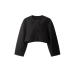 ME+EM Ultra Crop Jacket in Black