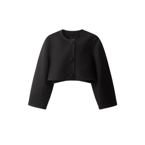ME+EM Ultra Crop Jacket in Black