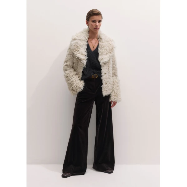 ME+EM Ultra Luxe Jacket in Cream, view 4 | Jackets | Coveti