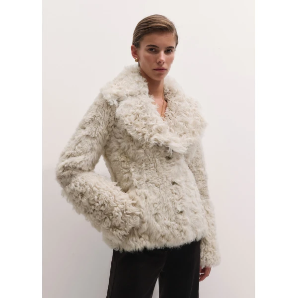 ME+EM Ultra Luxe Jacket in Cream, view 6 | Jackets | Coveti