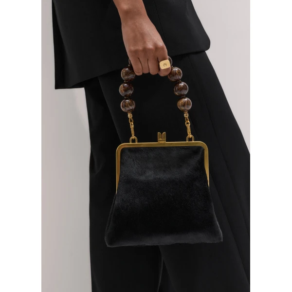 ME+EM Vertical Frame Bag in Black, view 2 | Shoulder & Crossbody Bags | Coveti