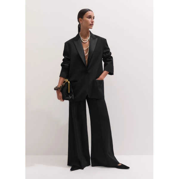 ME+EM Vertical Frame Bag in Black, view 4 | Shoulder & Crossbody Bags | Coveti