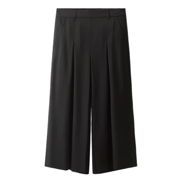 ME+EM Very Wide Culotte in Black
