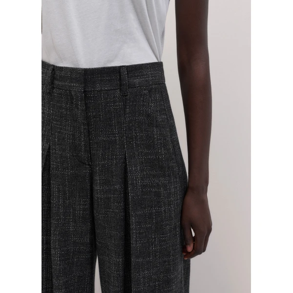 ME+EM Very Wide-Leg Trouser in Charcoal Grey