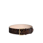 ME+EM Wide Waist Belt in Dark Brown Multi