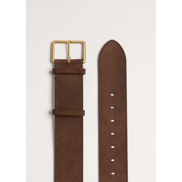 ME+EM Wide Waist Belt in Nut Brown