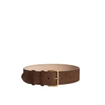 ME+EM Wide Waist Belt in Nut Brown