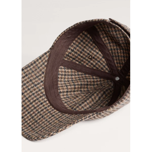 ME+EM Winter Baseball Cap in Pecan Brown Multi