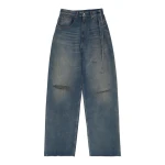 MM6 Maison Margiela Aged Denim Jeans in Grey Blue | Denim | Coveti