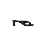 MM6 Maison Margiela Anatomic Leather Flip Flop Mules in Black | Mules | Coveti
