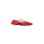 MM6 Maison Margiela Anatomic Numeric Ballerinas in Bordeaux | Flats | Coveti