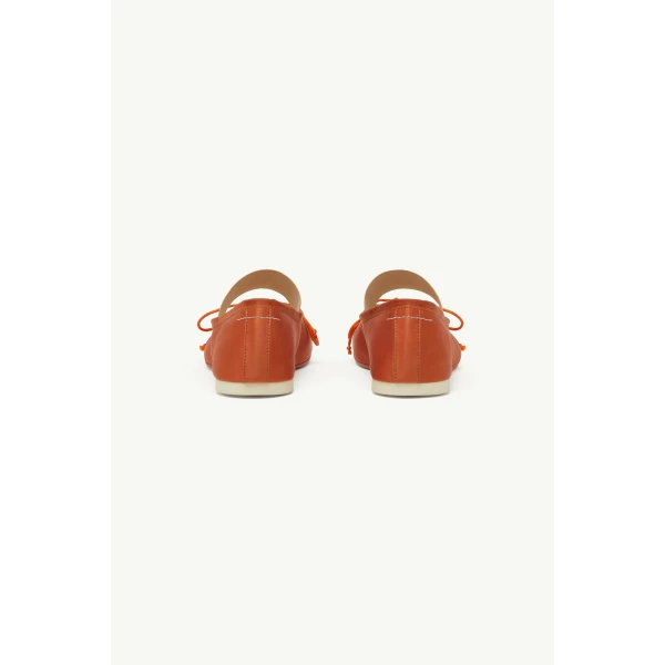 MM6 Maison Margiela Anatomic Numeric Ballerinas in Mou, view 4 | Flats | Coveti
