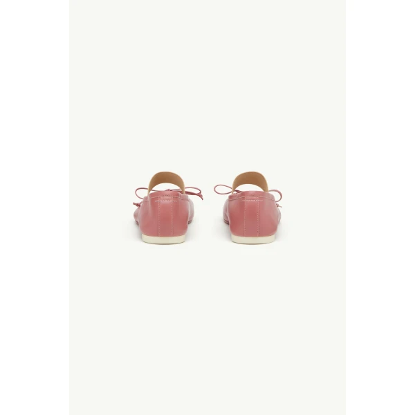 MM6 Maison Margiela Anatomic Numeric Ballerinas in Pink, view 4 | Flats | Coveti