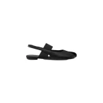 MM6 Maison Margiela Anatomic Numeric Low Slingbacks in Black | Sandals | Coveti
