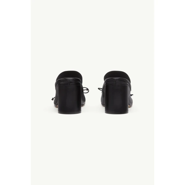 MM6 Maison Margiela Anatomic Numeric Sandals in Black, view 4 | Sandals | Coveti