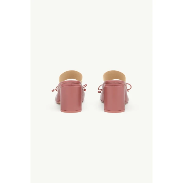 MM6 Maison Margiela Anatomic Numeric Sandals in Pink, view 4 | Sandals | Coveti