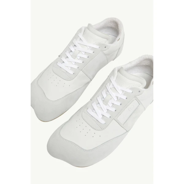 MM6 Maison Margiela Anatomic Sneakers in White, view 6 | Sneakers | Coveti