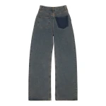MM6 Maison Margiela Back-To-Back Jeans in Light Grey | Denim | Coveti