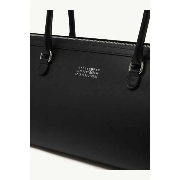 MM6 Maison Margiela Bauletto Shoulder Bag Large in Black, view 5 | Shoulder & Crossbody Bags | Coveti