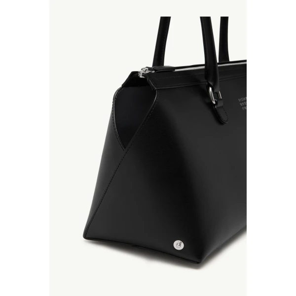 MM6 Maison Margiela Bauletto Shoulder Bag Large in Black, view 6 | Shoulder & Crossbody Bags | Coveti