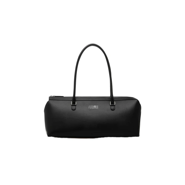 MM6 Maison Margiela Bauletto Shoulder Bag Large in Black | Shoulder & Crossbody Bags | Coveti