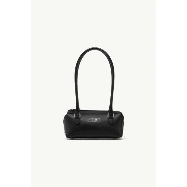 MM6 Maison Margiela Bauletto Shoulder Bag Mini in Black, view 2 | Mini Bags | Coveti