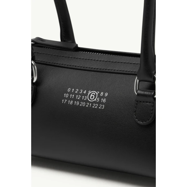MM6 Maison Margiela Bauletto Shoulder Bag Mini in Black, view 5 | Mini Bags | Coveti