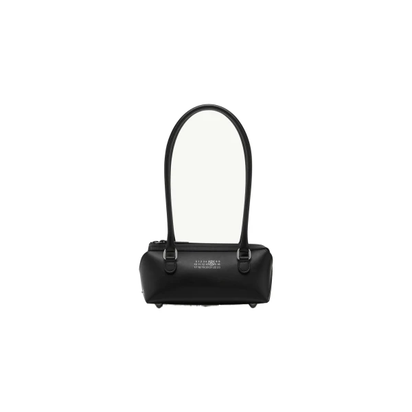 MM6 Maison Margiela Bauletto Shoulder Bag Mini in Black | Mini Bags | Coveti