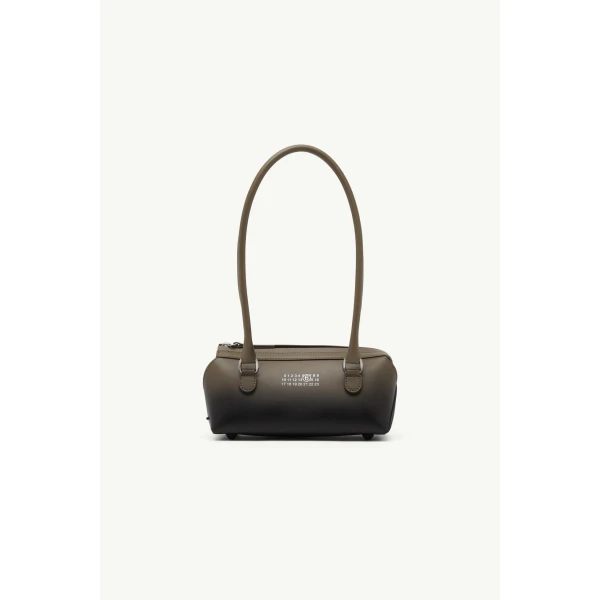 MM6 Maison Margiela Bauletto Shoulder Bag Mini in Dark Olive, view 2 | Mini Bags | Coveti