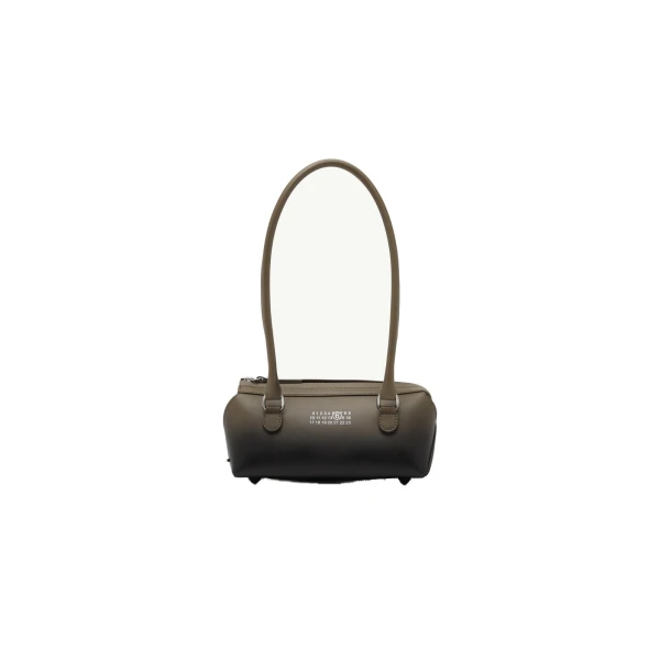 MM6 Maison Margiela Bauletto Shoulder Bag Mini in Dark Olive | Mini Bags | Coveti