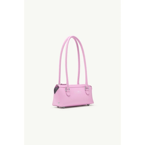 MM6 Maison Margiela Bauletto Shoulder Bag Mini in Lilac, view 3 | Mini Bags | Coveti